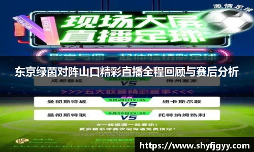 东京绿茵对阵山口精彩直播全程回顾与赛后分析